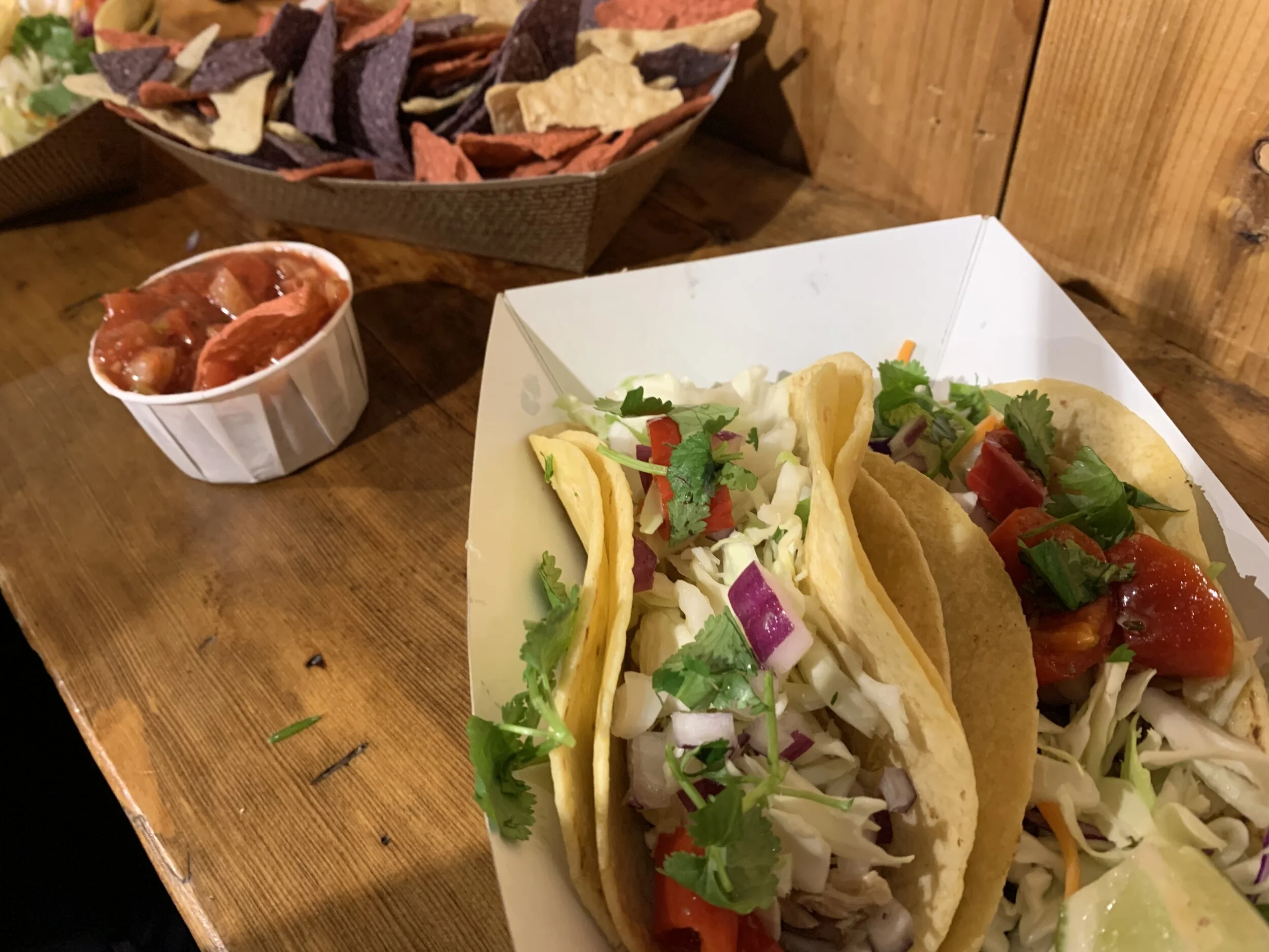  Just look at these amazing tacos. Fresh ingredients and downright delectable. Image Courtesy: Dan Meyers 