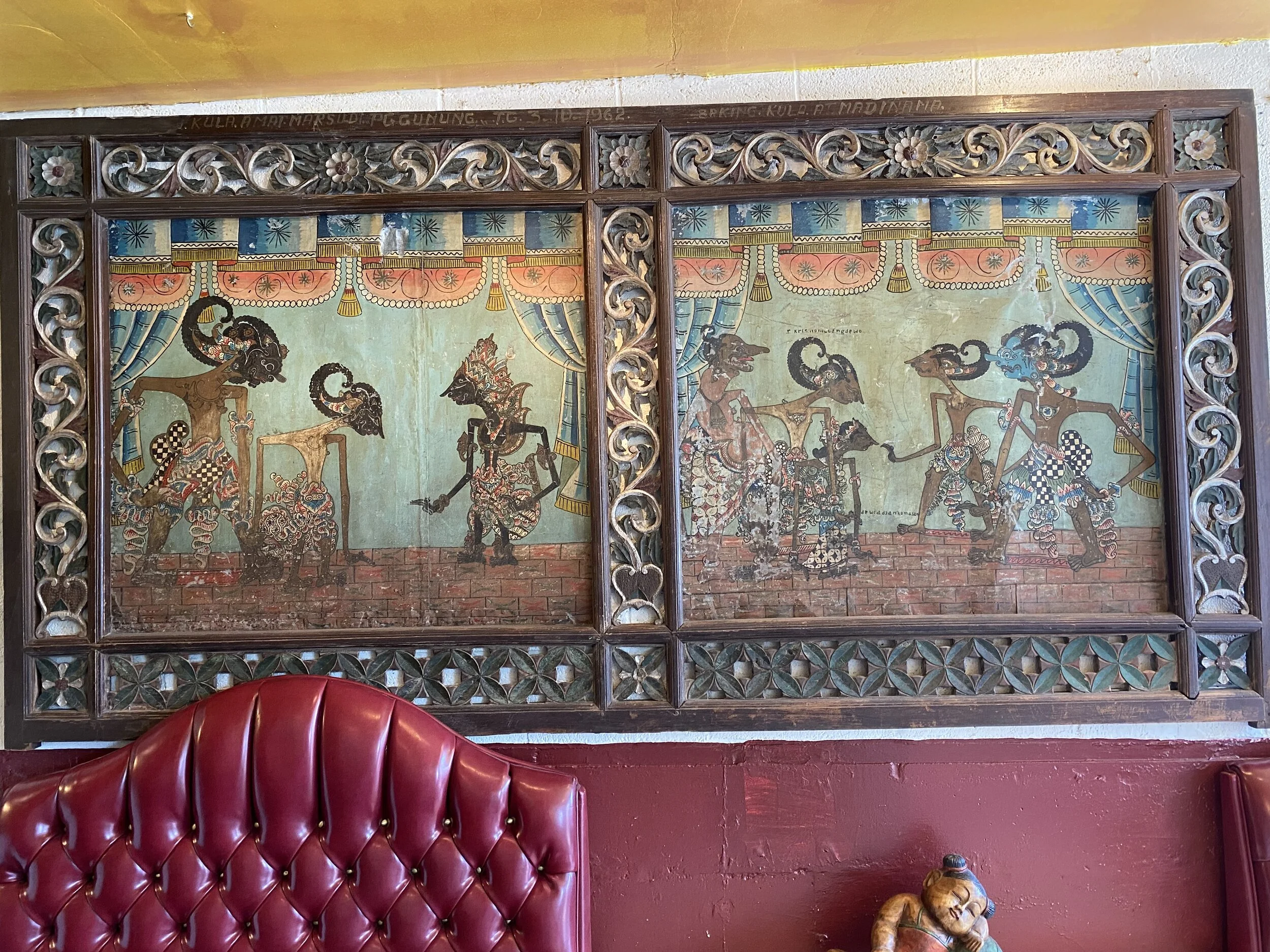 Throughout Kopi Coffee House is colorful, ornate art that, along with the unique smells of SE Asia, blend to create the other-worldly feel that captured me so. Image Courtesy: Dan Meyers