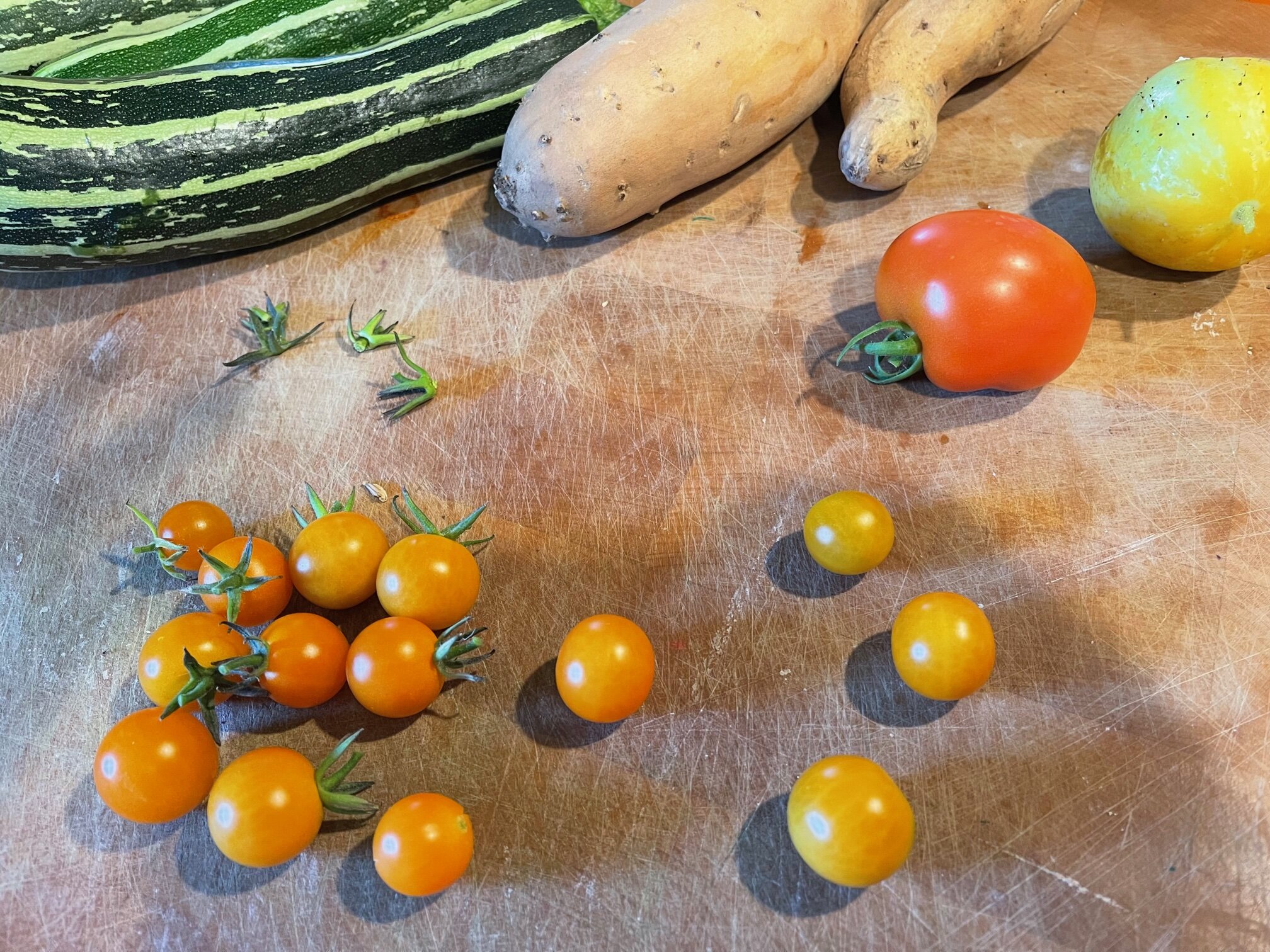 I got these cherry tomatoes from my garden. Nothing better than fresh! Image Courtesy: Dan Meyers