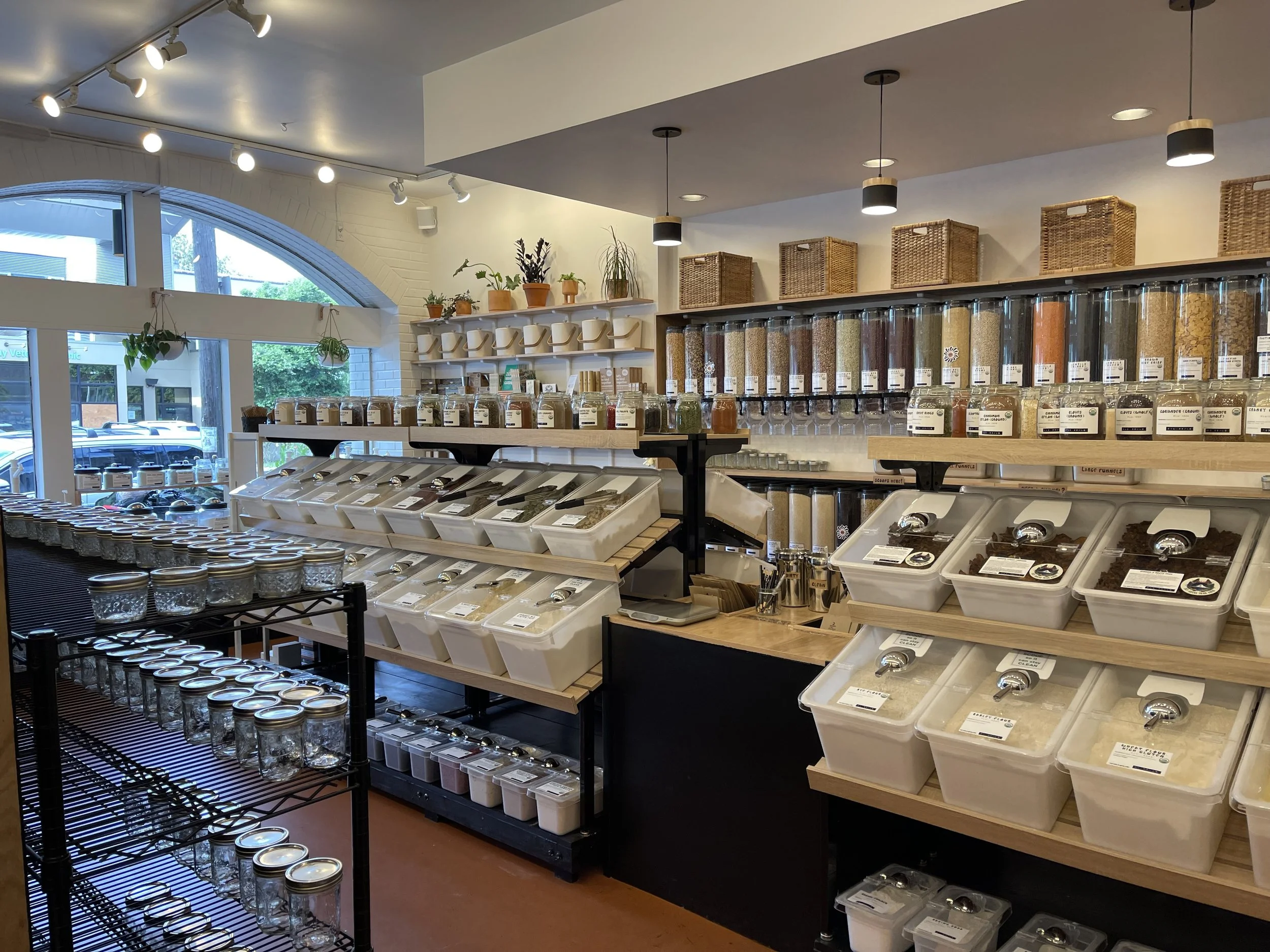 A look at some of the many bulk bins inside The Realm Refillery. I discovered so many cool things when visiting here! Image: Dan Meyers