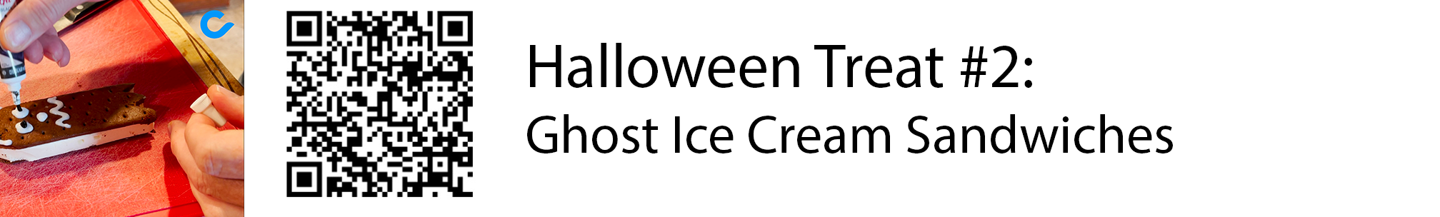  This ice cream sandwich riff on Halloween is too darn easy, so if you’re in a pinch for something fast and Halloween, here you go! Image: Dan Meyers 
