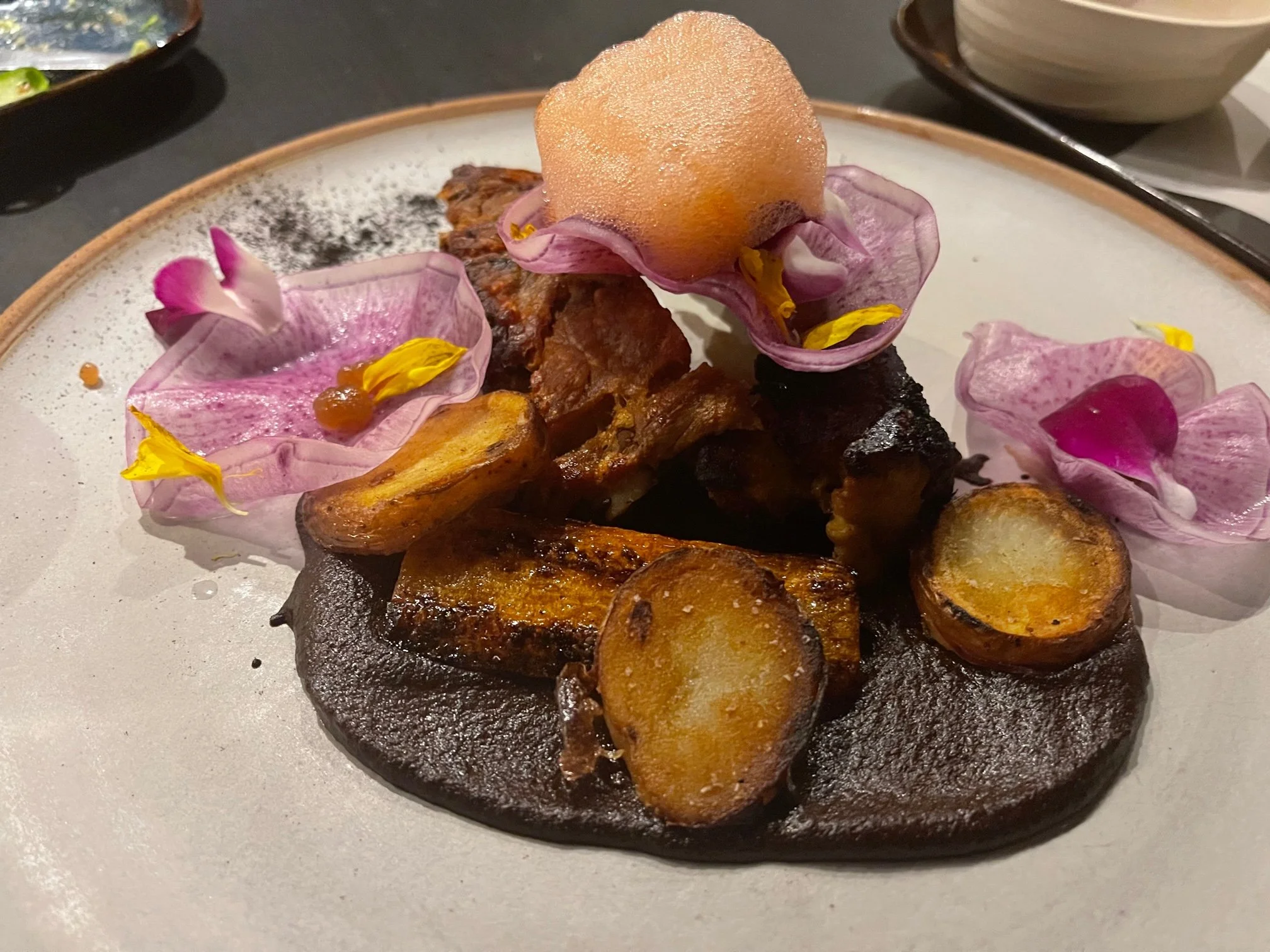 The “Mole del Dia,” which (if you don’t speak Spanish) translates to “Mole of the Day.” This labor of love had its expected notes of chocolate but was oh so elevated. As tasty as it was pretty. Image: Dan Meyers