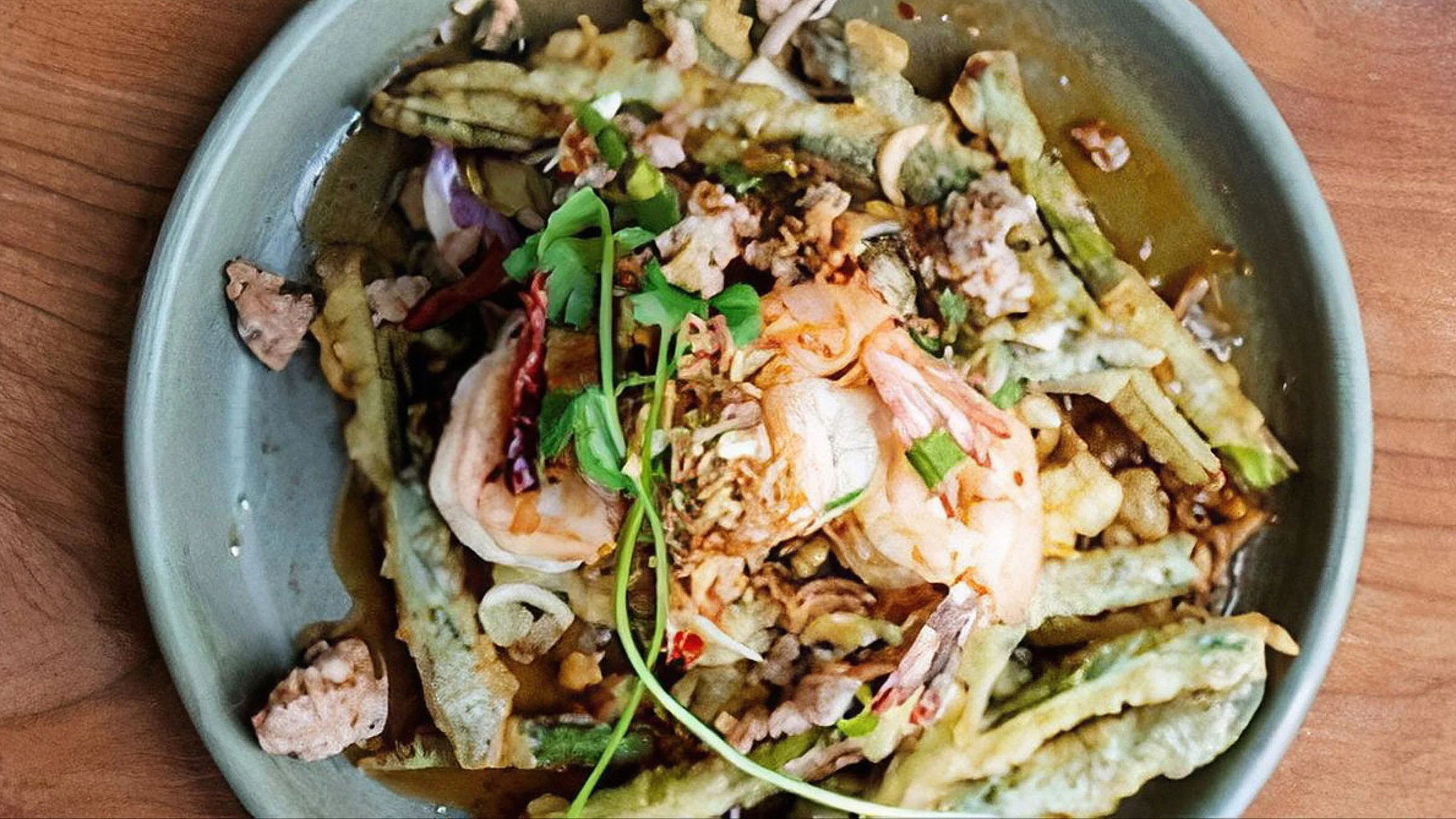  The Tempura Asparagus Salad is quite simply my favorite Thai dish in Portland (perhaps anywhere). So good. Image Courtesy: Dan Meyers 