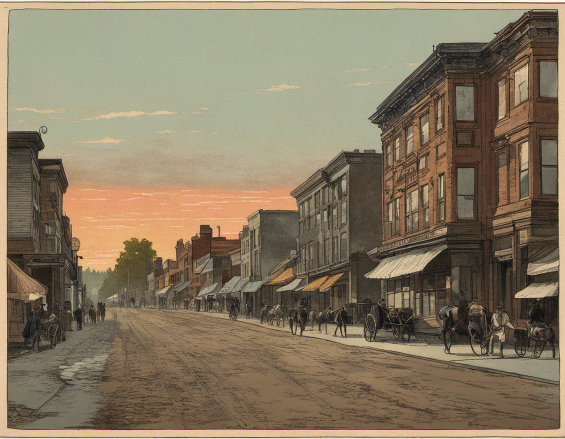 Portland, circa 1889. Image: Dreamstudio