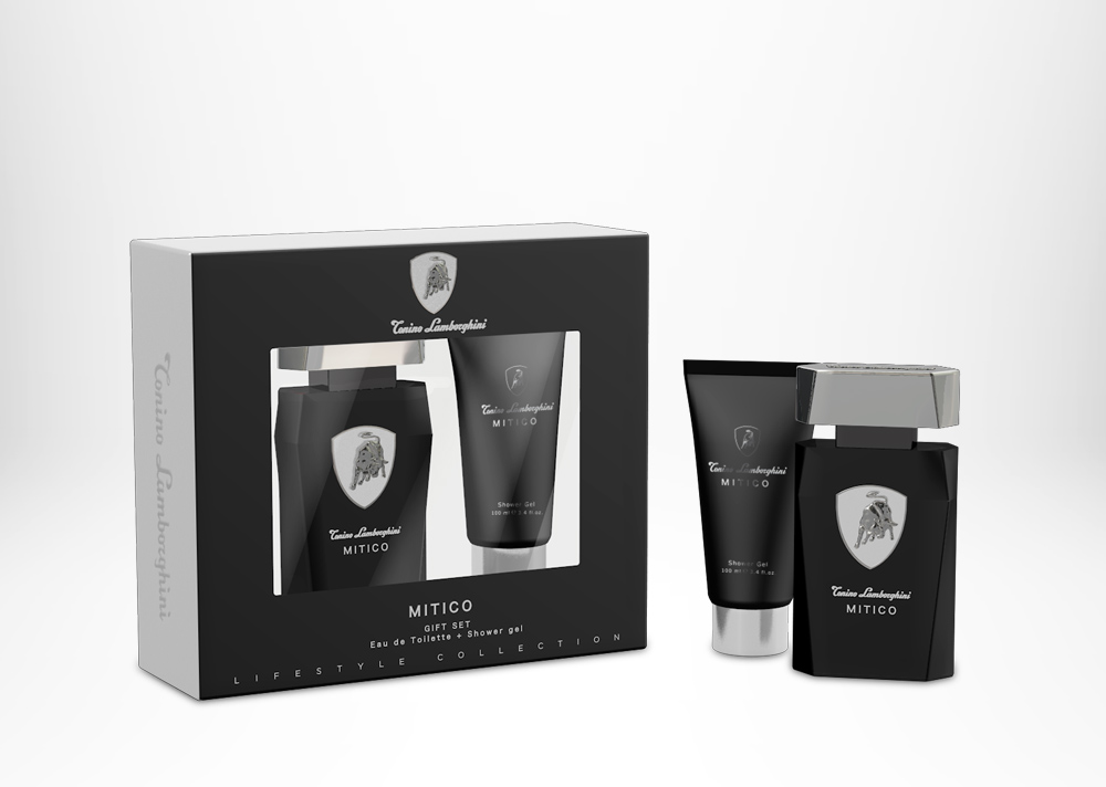 Tonino Lamborghini MITICO Gift Set (window box) Edt 75 ml / 2.5 fl. oz. + After Shave Balm 100 ml / 3.4 fl.oz