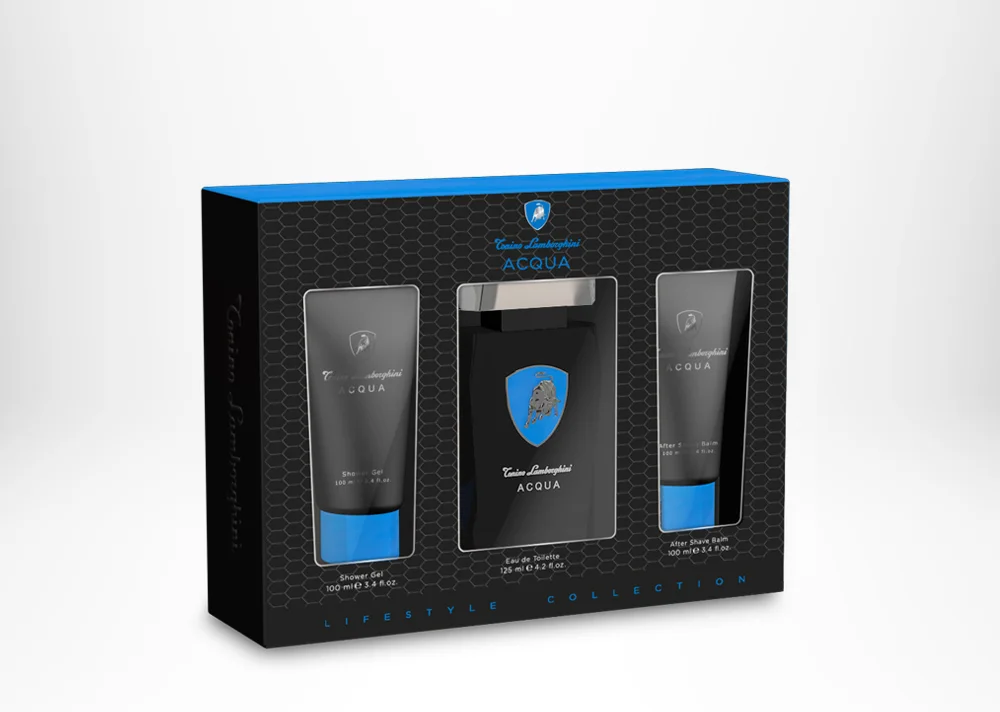 Tonino Lamborghini SPORTIVO Gift Set Edt 125 ml / 4.2 fl. oz. + After Shave Balm 100 ml / 3.4 fl.oz + Shower Gel 100 ml / 3.4 fl.oz