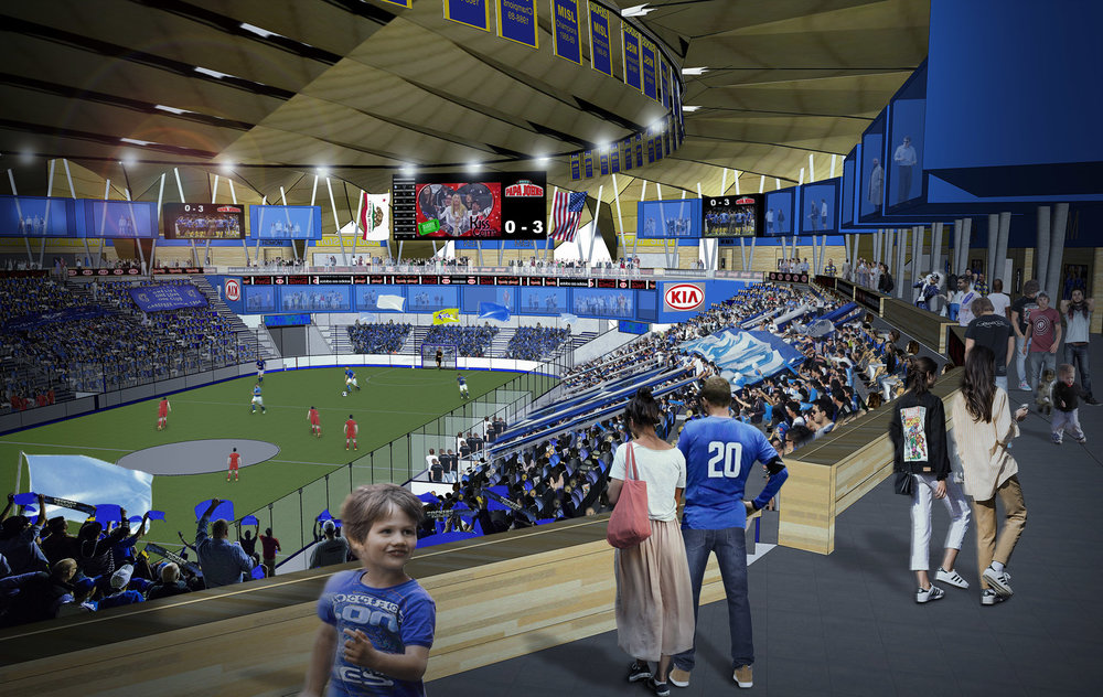 San Diego Arena Stadium Architects Mosher Drew