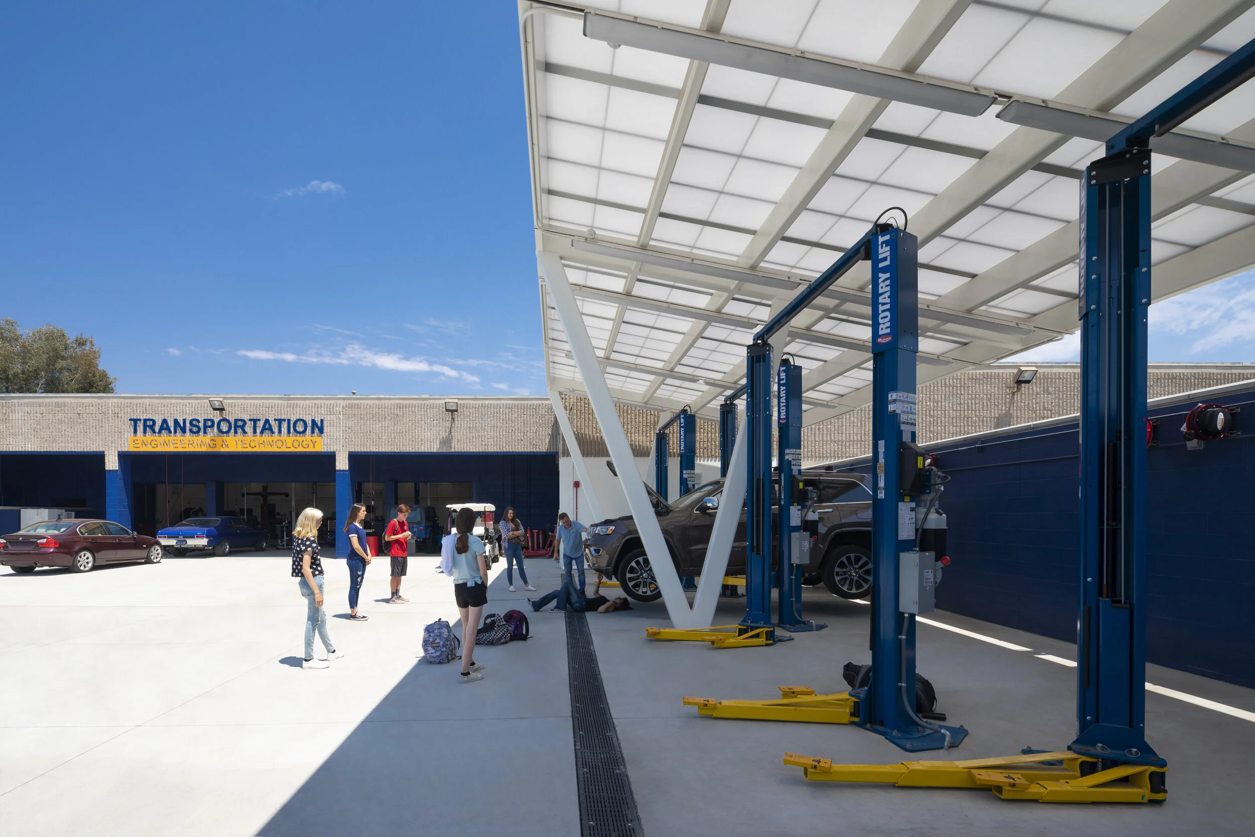 CTE Transportation Mira Mesa High School Architects Mosher Drew