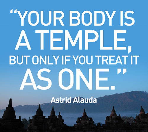 Astrid Alauda. Your body is a temple.