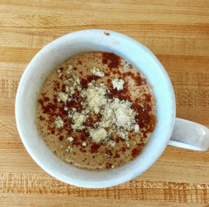 Caffeine-Free, homemade latte. (Sayers, Kate). Instagram.