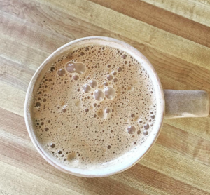 Caffeine-Free, homemade latte. (Sayers, Kate). Instagram.