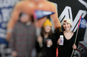 Drinking water at an event. definitely not the worst thing ever!