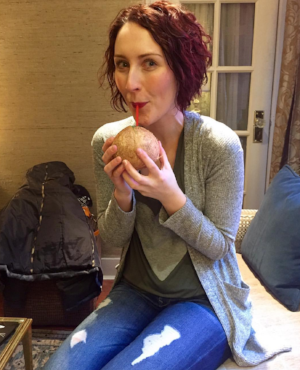 drinking straight from the coconut, in nyc, 2016. my q-life.