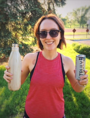 Alcohol. Water. Finding balance. my q-life.