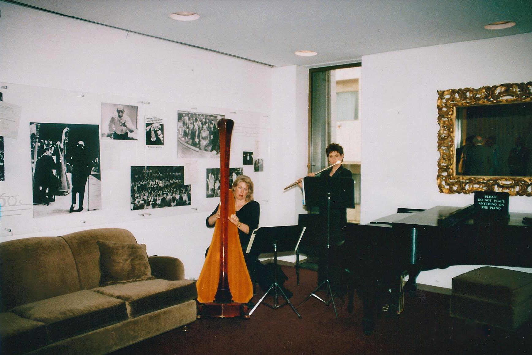 Jeannine Goeckeritz - Flute - Tamara Oswald - Harp - Backstage -Lincoln Center, NYC.jpg