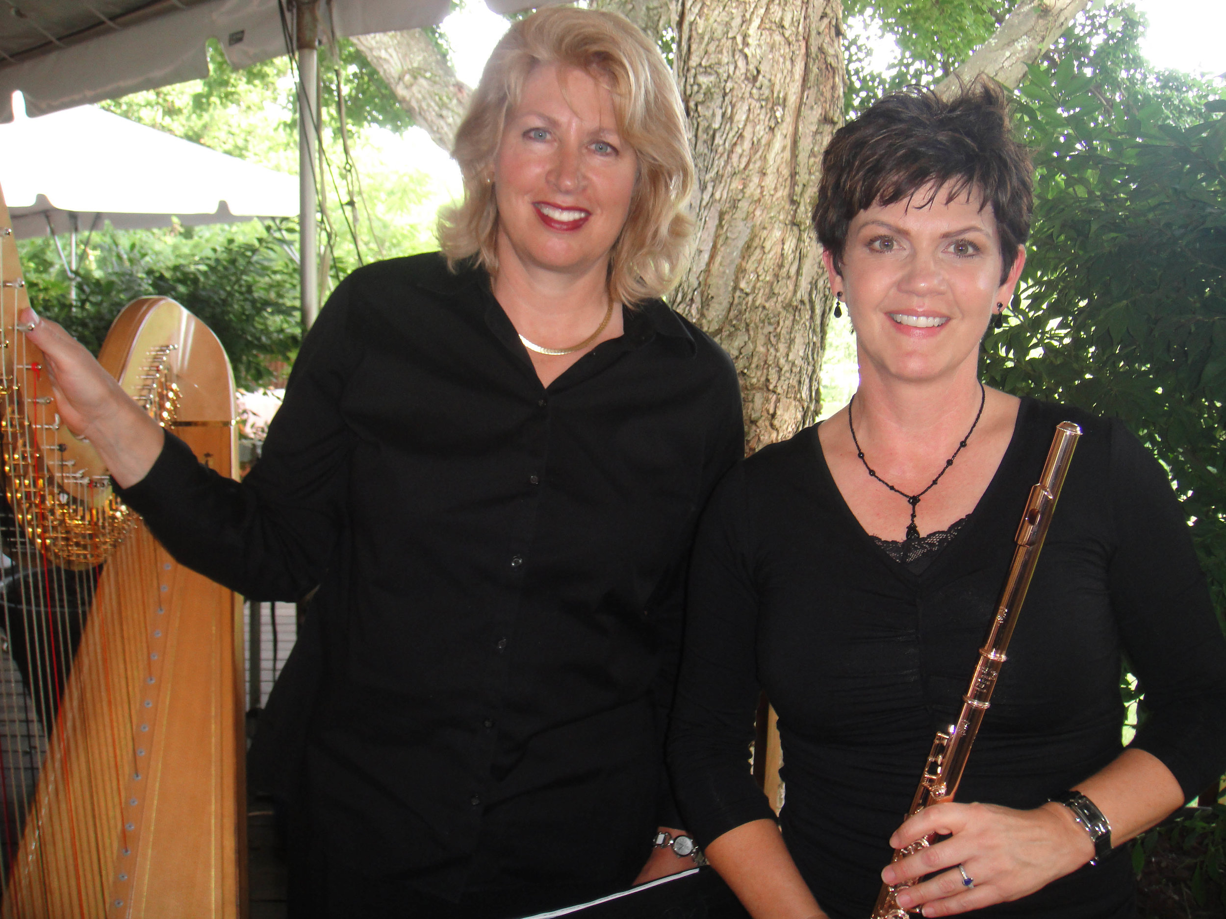 Jeannine Goeckeritz - Flute -Tamara Oswald - Harp - Wolftrap Live Performance.jpg