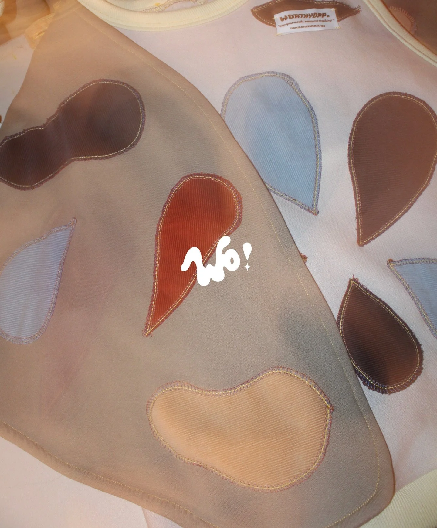 Camouflage inspiration behind the patchwork ✶ sealed with serged edges to prevent fraying. 

The more you know ✶
www.worthyopp.com