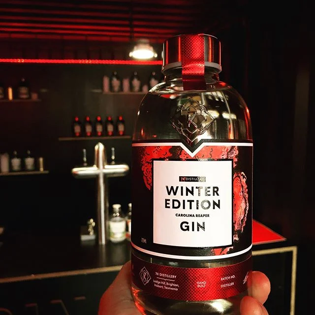 Add some spice to your life 🌶🔥. Winter addition Carolina Reaper chilli Gin 👌🖤