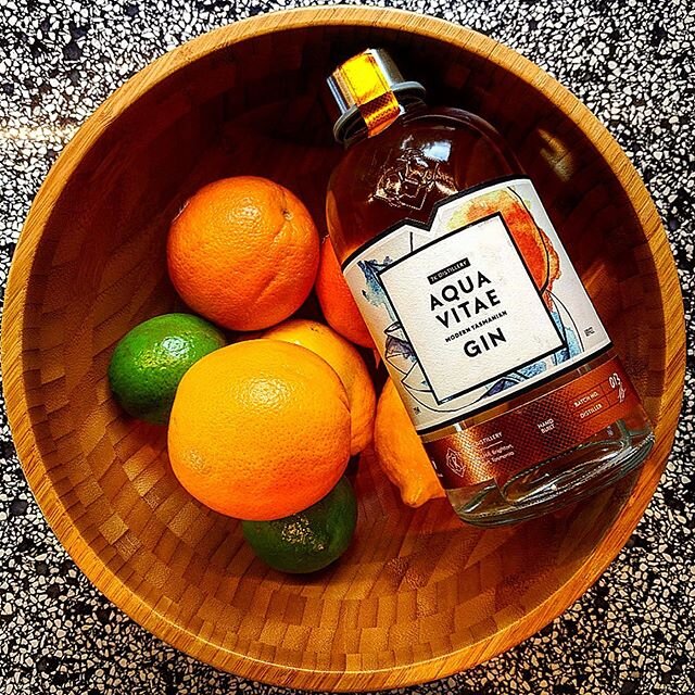 Aqua Vitae (citrus) Modern Gin ❤️🍸perfect for those summer cocktails 👌#7kdistillery #tasmaniangin