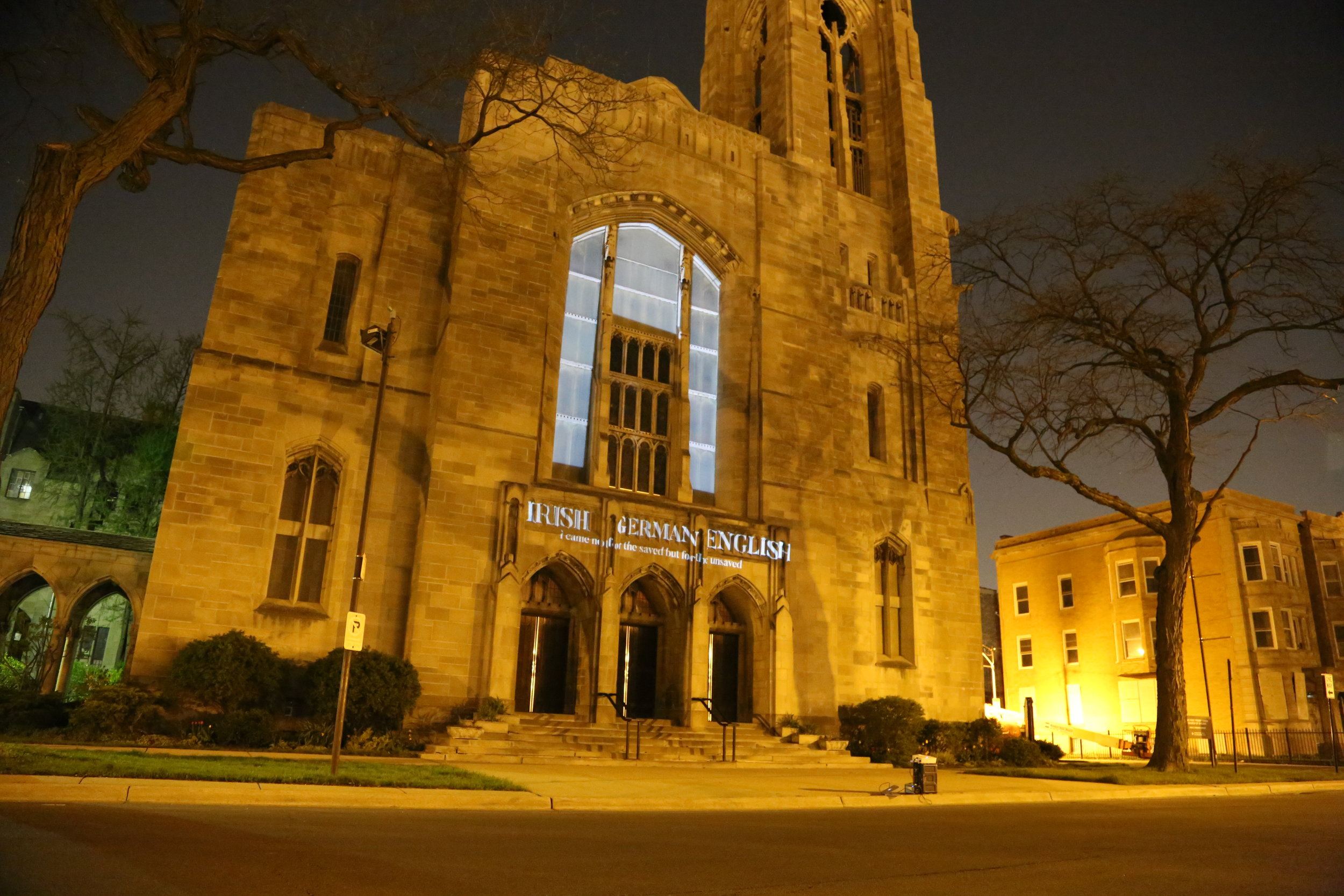 White Lines Projection