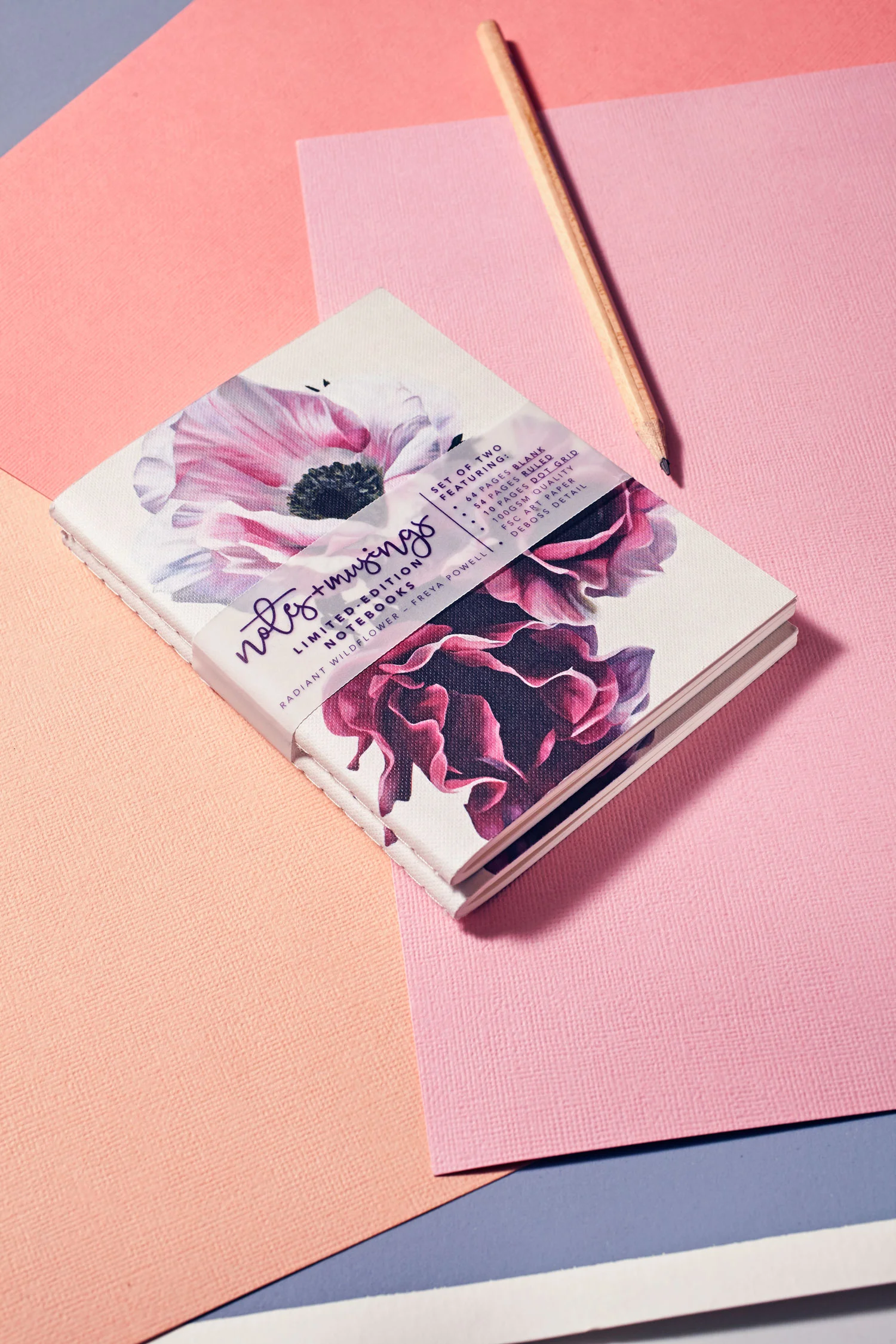 Notes + Musings Limited-Edition Notebook Sets – Radiant Wildflower