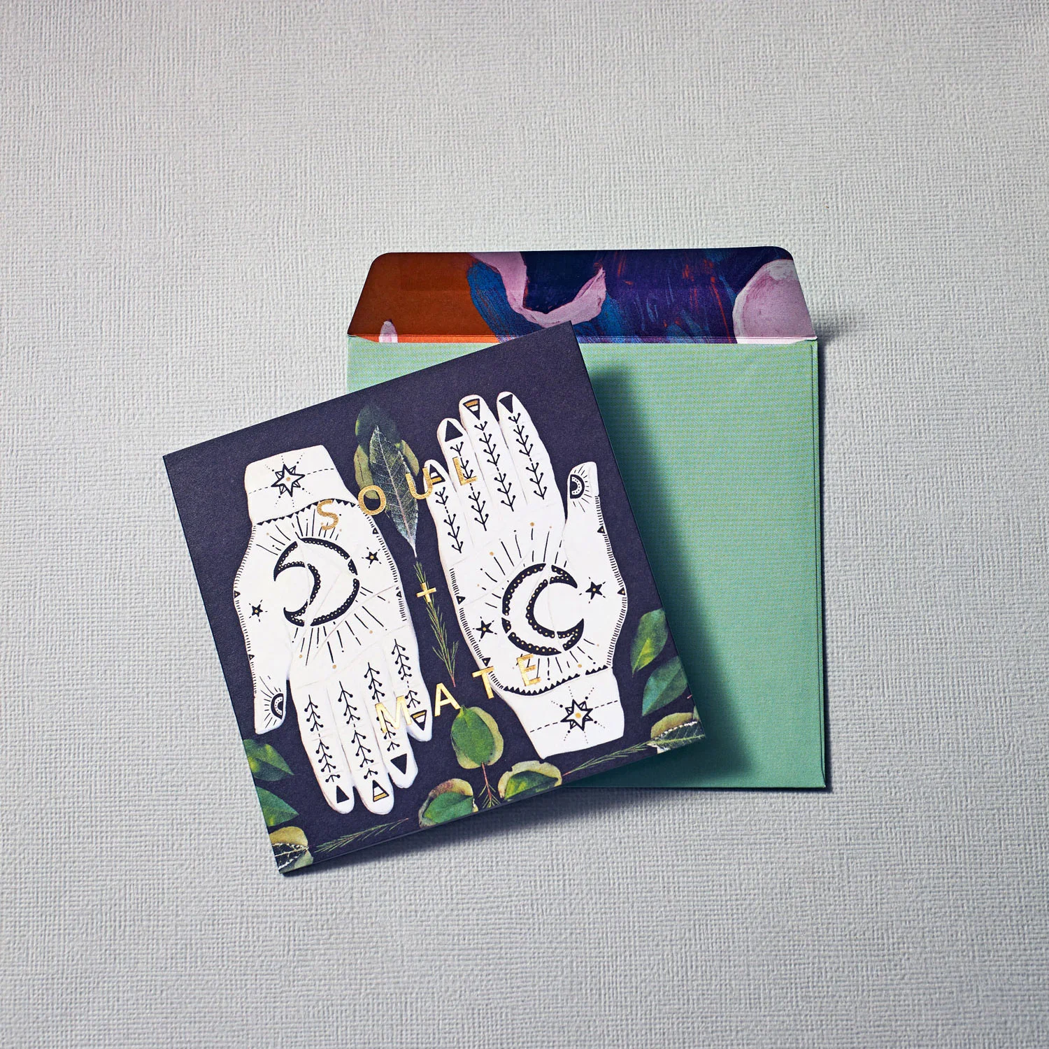 Greeting Card + Envelope Set – Soul Mate