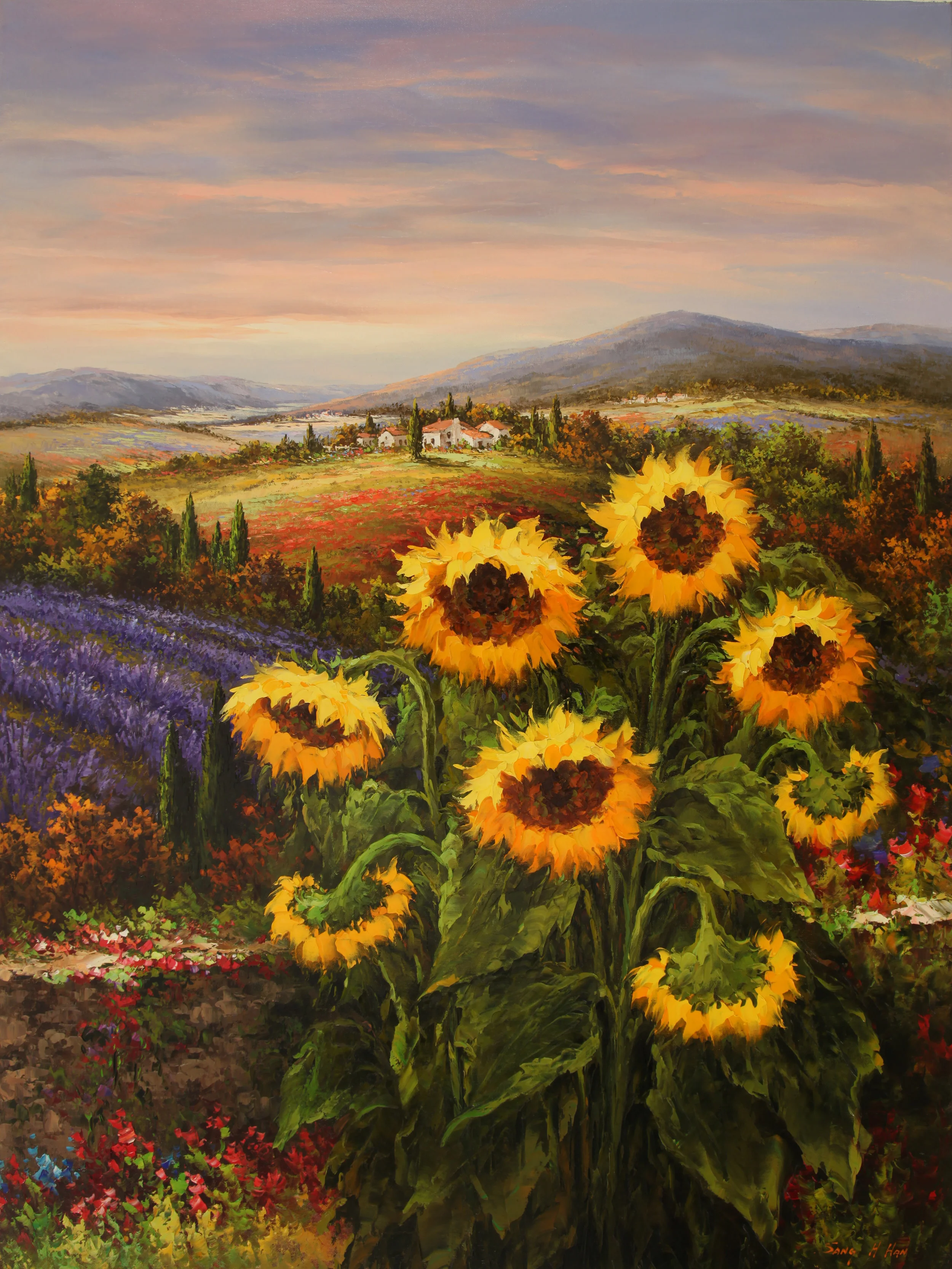 Sunflowers Along The Way II