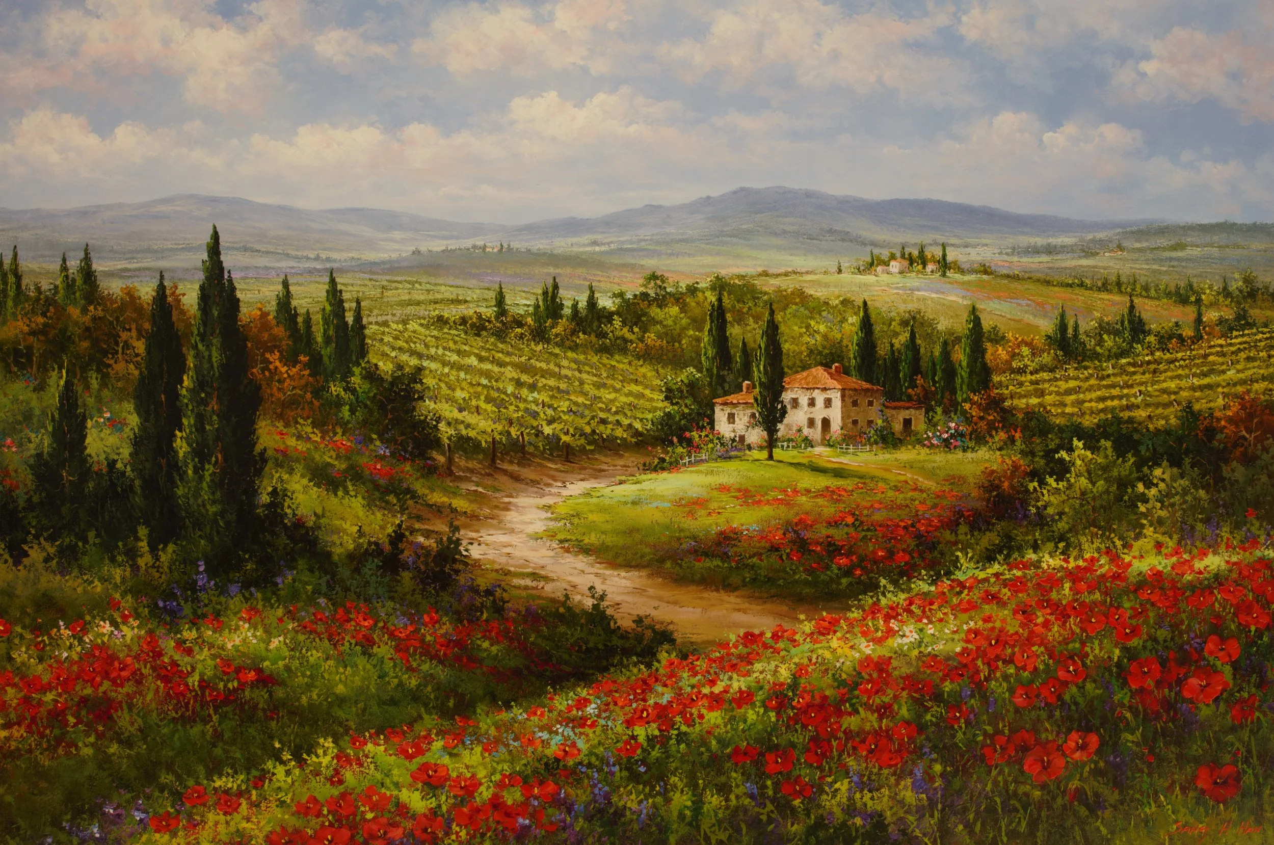 Tuscany Fields VII