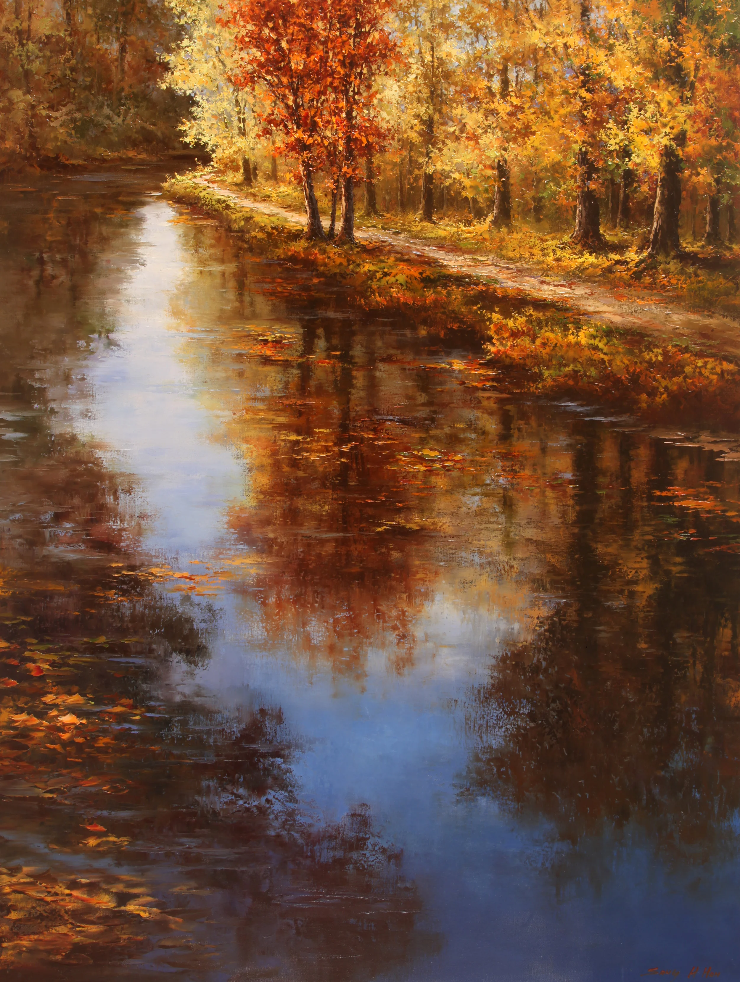 The Crisp Reflection of Fall.JPG