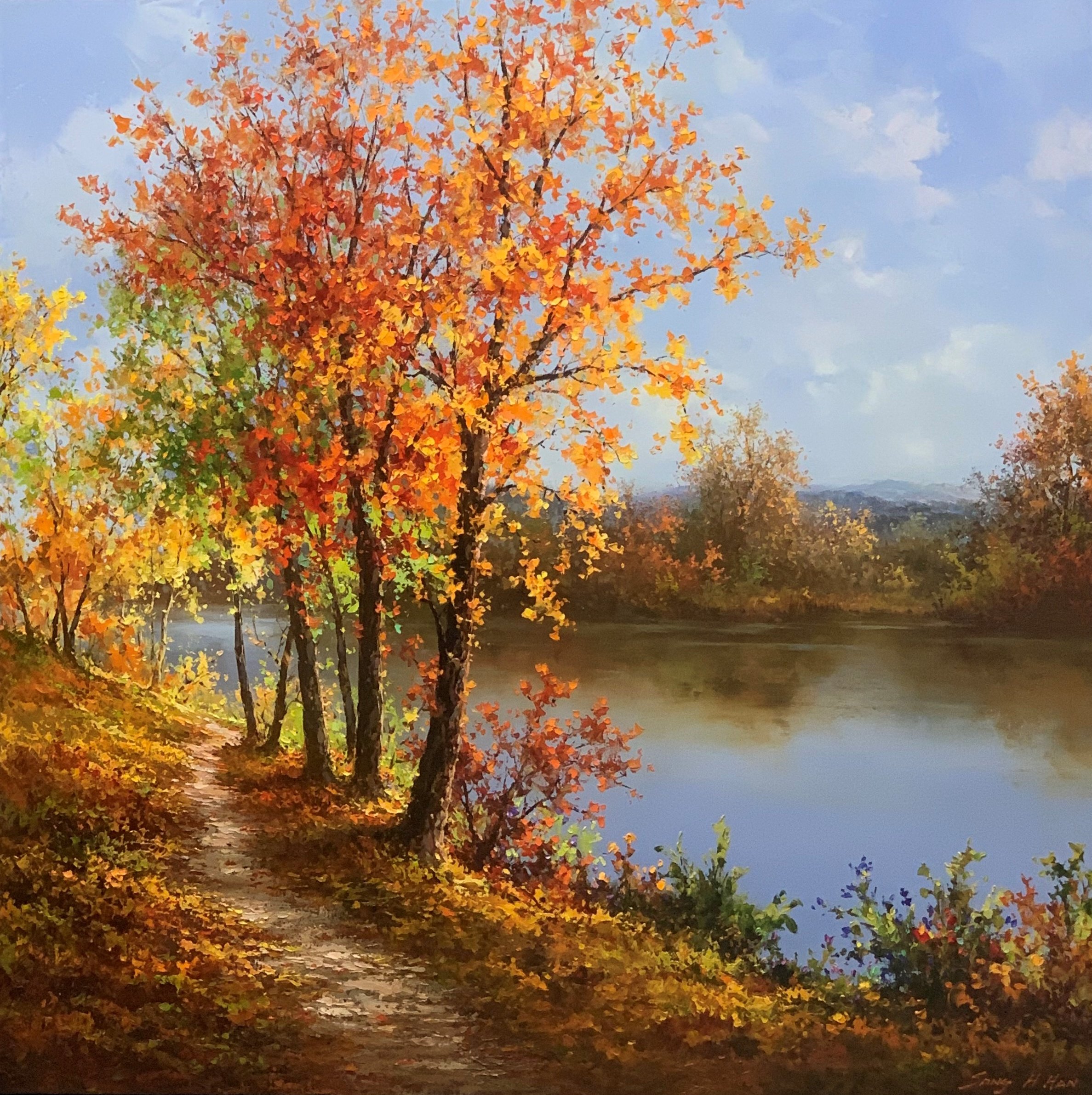 Autumn Path_36x36_2022.JPEG