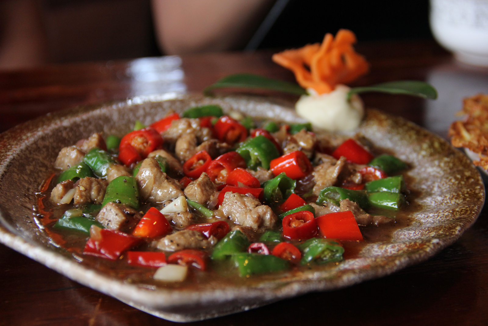 THIS WAS YAK MEAT. Yak is a staple meat of high altitude Yunnan province people. Tasted like beef but stronger.