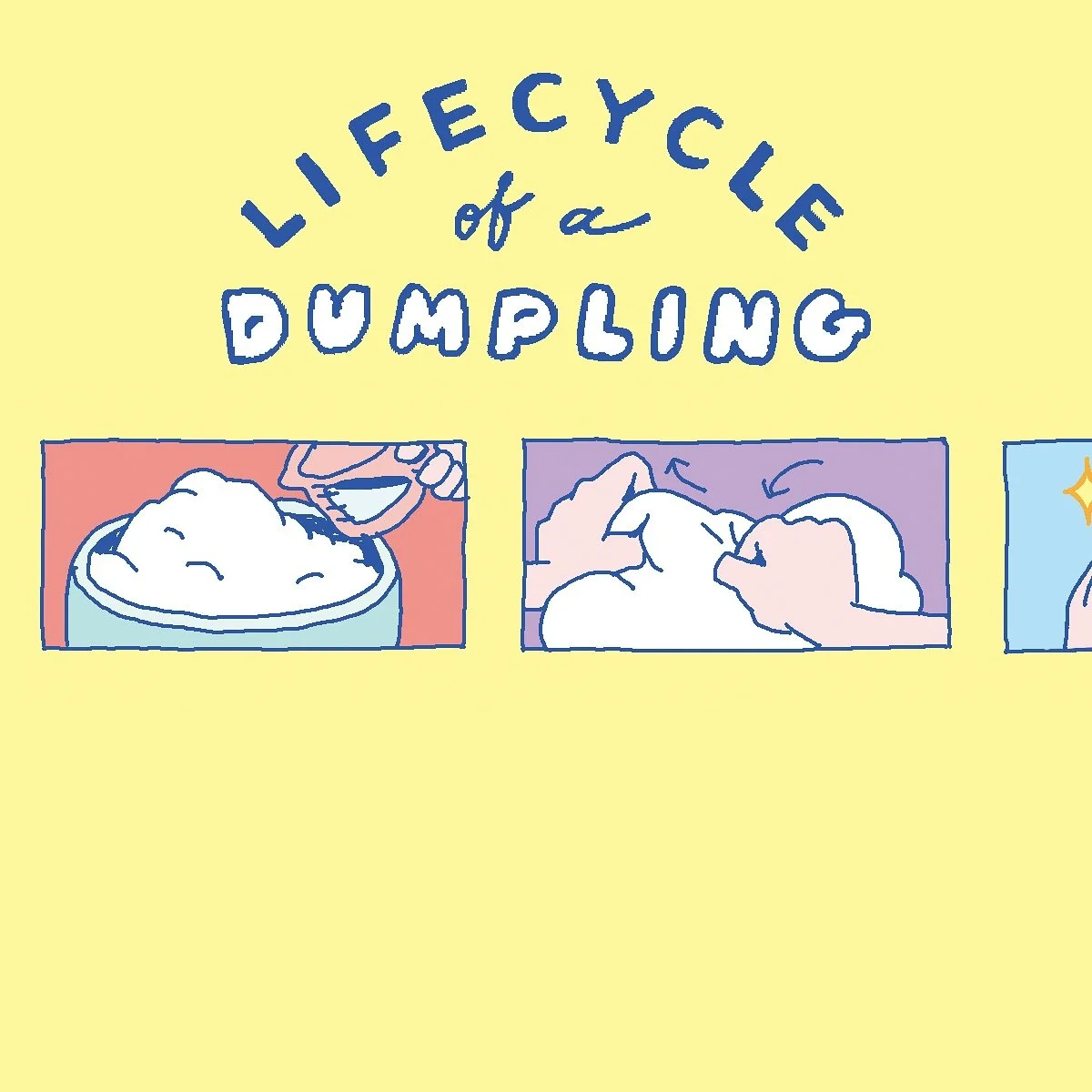 A close look at the beautiful lifecycle of a dumpling 🥟 This is for a new washi tape that just got sent to the printers. Planning to make lots of fun stationery items this year! What are you guys planning to make in 2026?