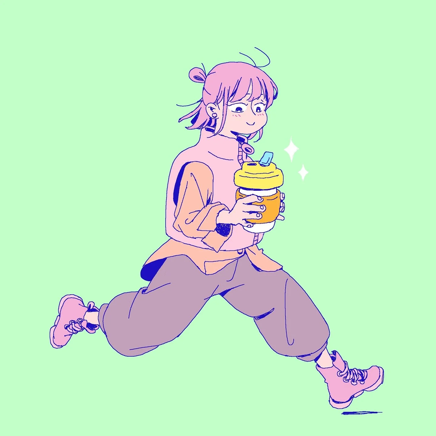 Received the cutest, squattest, widest coffee cup from my sister, and it&rsquo;s been my trusty companion as I tackle this new year!