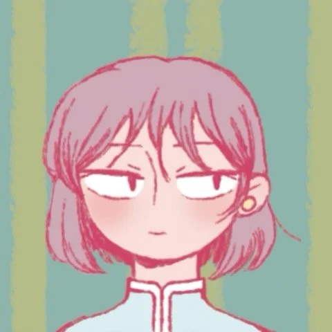 Side Eye Girl washi tape coming soon 👀 I originally drew these in a line but thought it could be fun to compile them as a wonky animated turnaround. It came out smoother than expected!