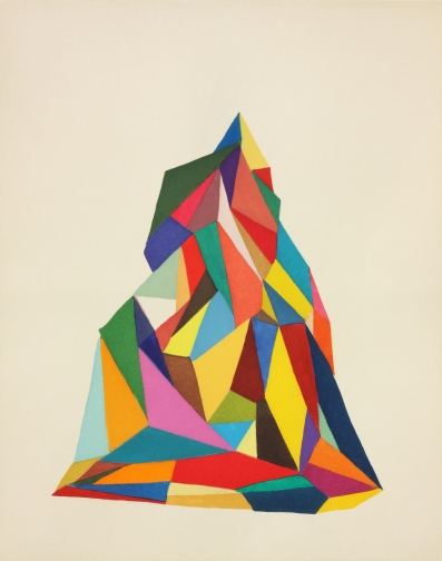 TWO DIMENSIONAL PRINT OF CASUAL POST-POST-MODERN SCULPTURE, 2002
