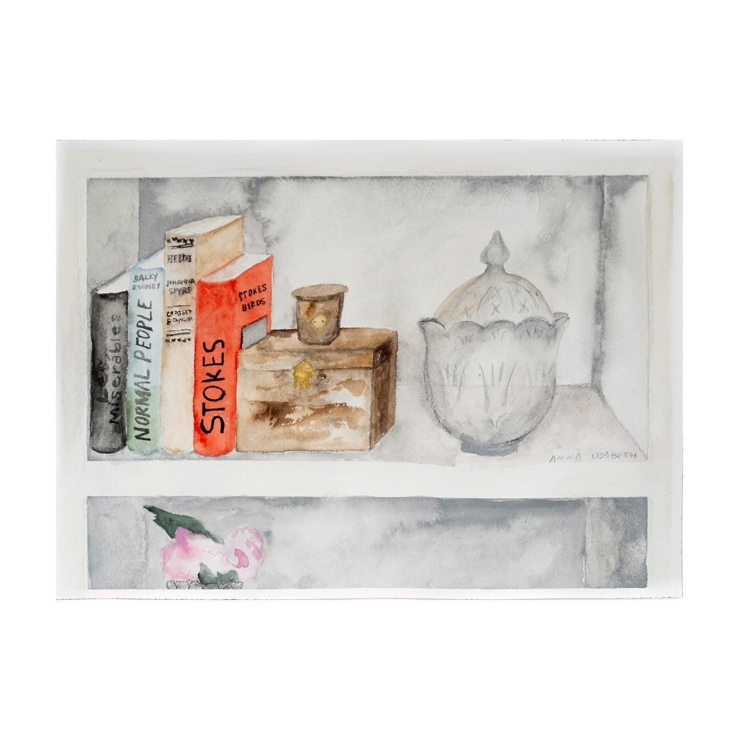 Day Twenty-Six - &ldquo;Bookshelf&rdquo;
#inktober #annalisabethinktober #gouachepainting #watercolorpainting #artistsoninstagram #26of31 #31worksonpaper