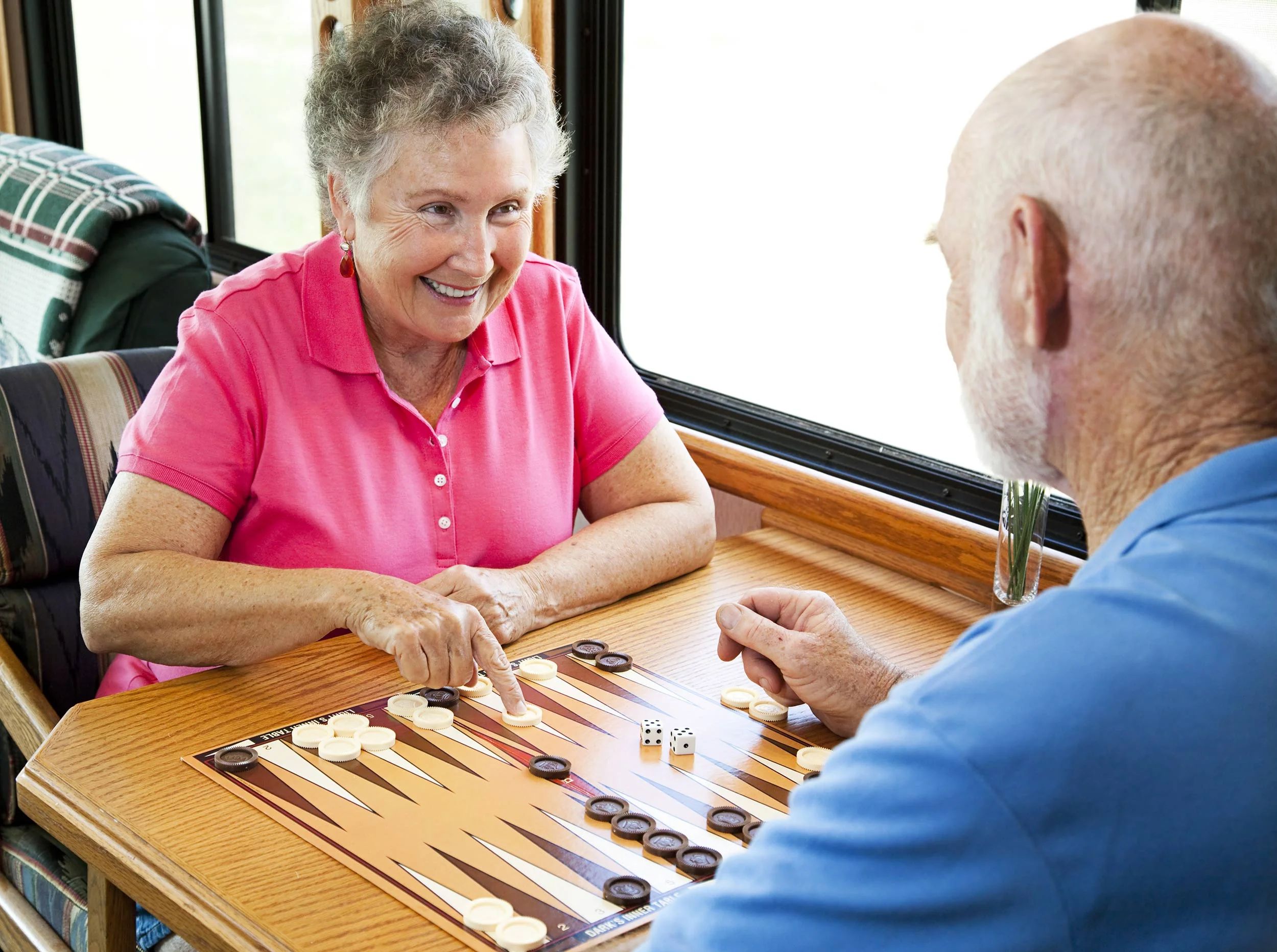 Planned social activities, scheduled outings, board games, movies, musical entertainment.