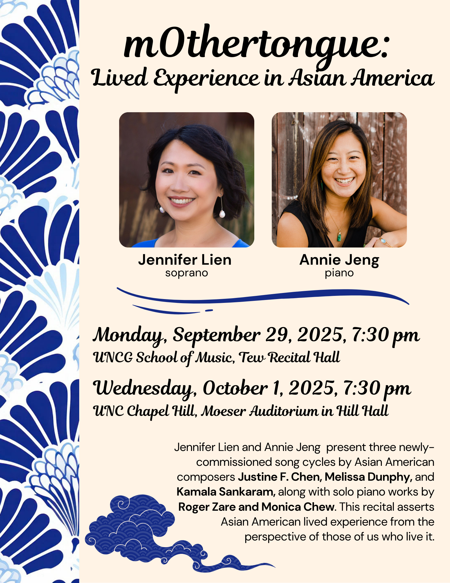 mOthertongue: Lived Experience in Asian America w/Jennifer Lien, soprano