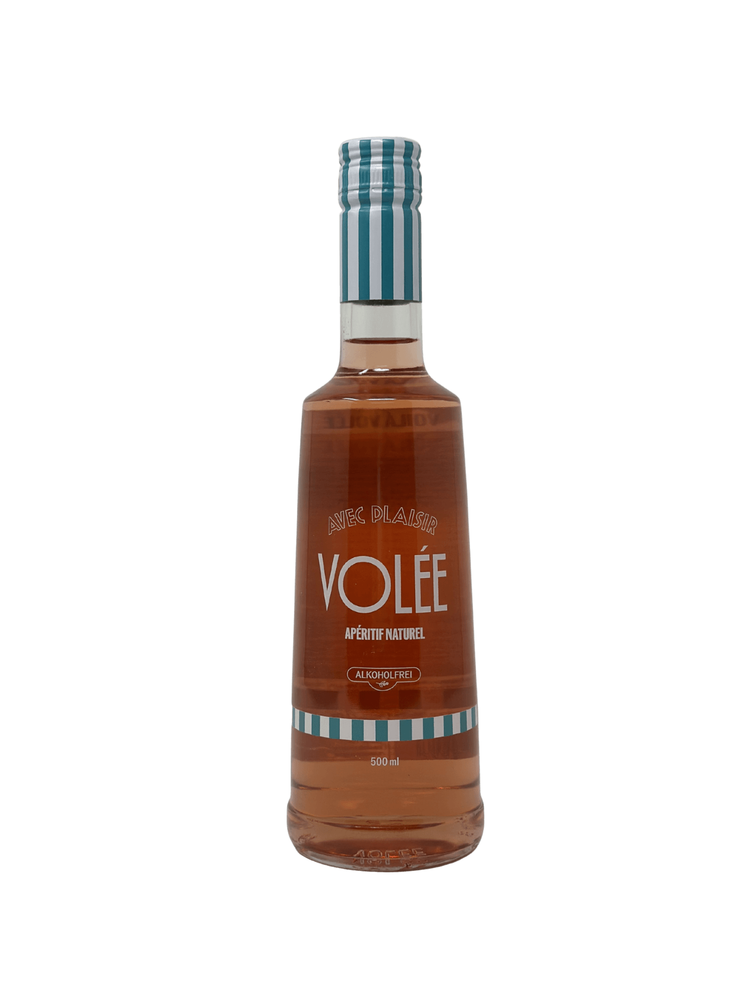 Volée bottle front panel