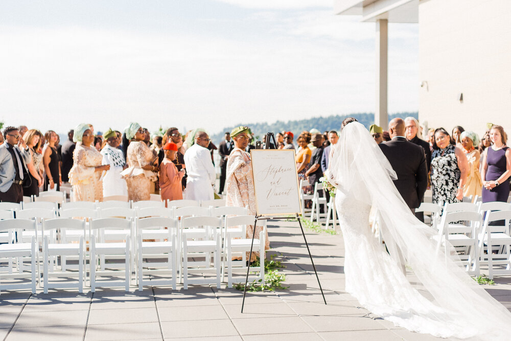 Seattle Luxury Rooftop Wedding Inspiration