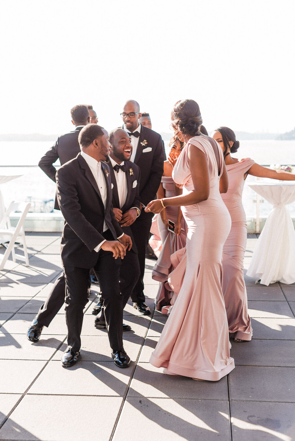 Summer Wedding in Seattle Bridal Party Inspiration 