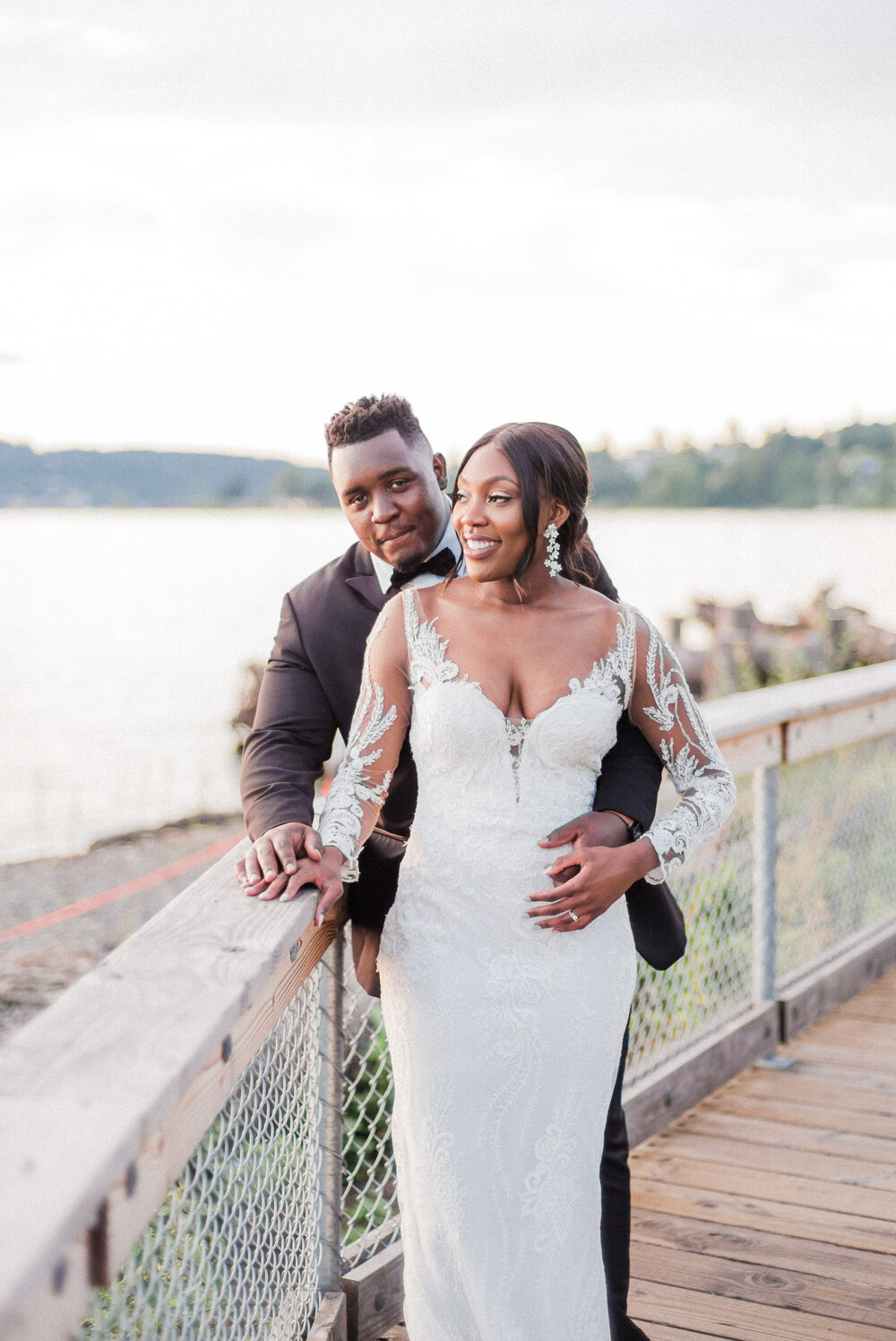 Lakefront Seattle Wedding Photos