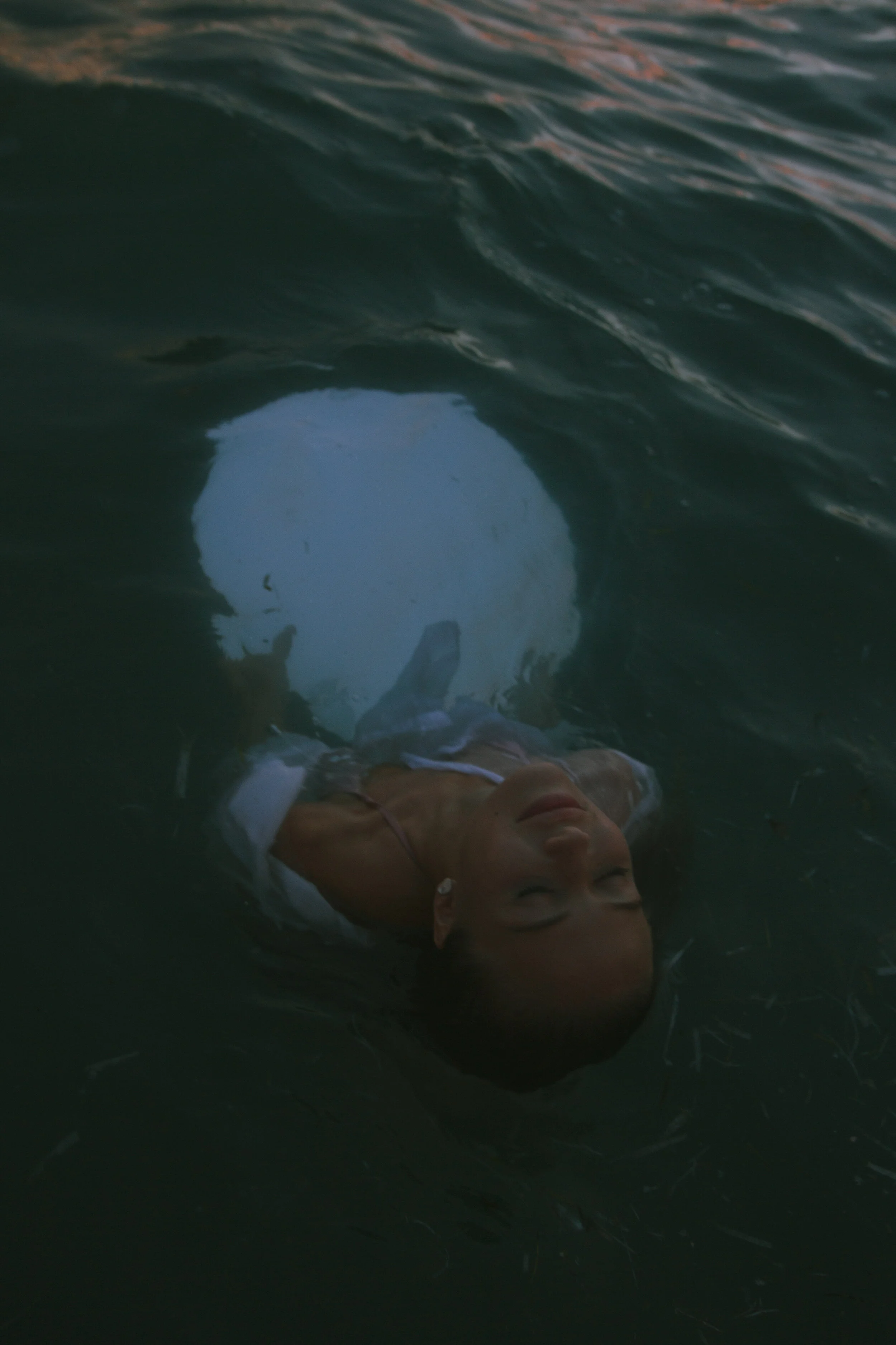 "Took this while trying to save my camera from an incoming wave"