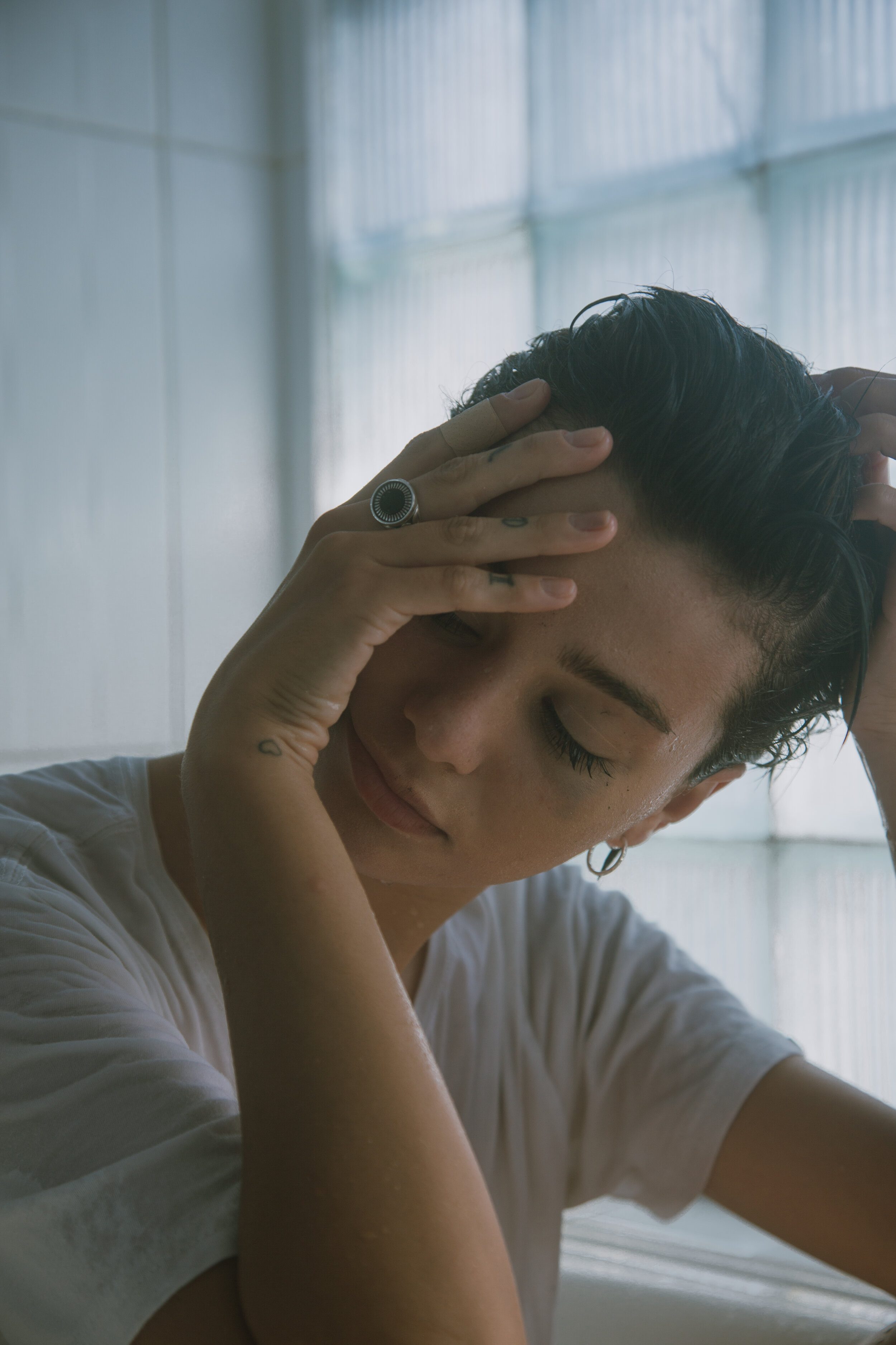 "Maria is actually a very upbeat person...these photos give her "Sad Girl" vibes"
