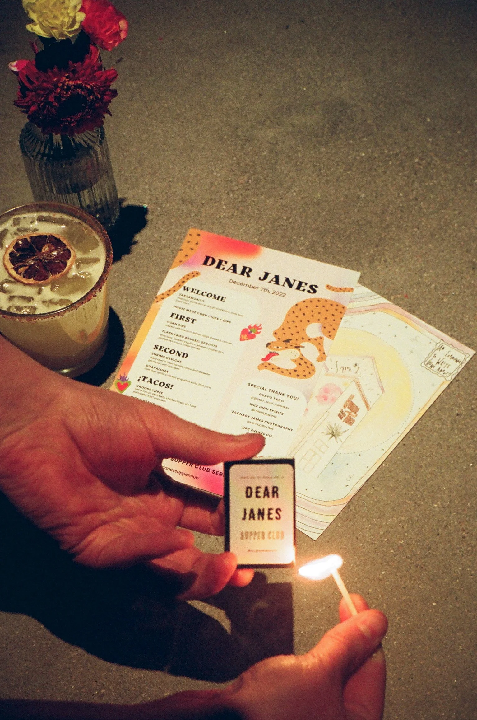 FILM FOR "DEAR JANES SUPPER CLUB" 