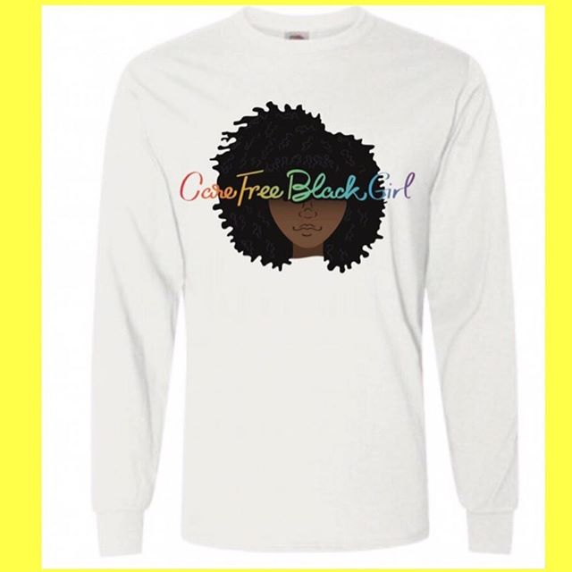 Fall into our new collection . Long sleeve tees , totes and more available in our store 💛 #carefreeblackgirl #supportsmallbusiness #supportblackbusiness #merchandise #womensclothing #carefreeblackgirls #naturalhairstyles #blackgirlmagic #retail