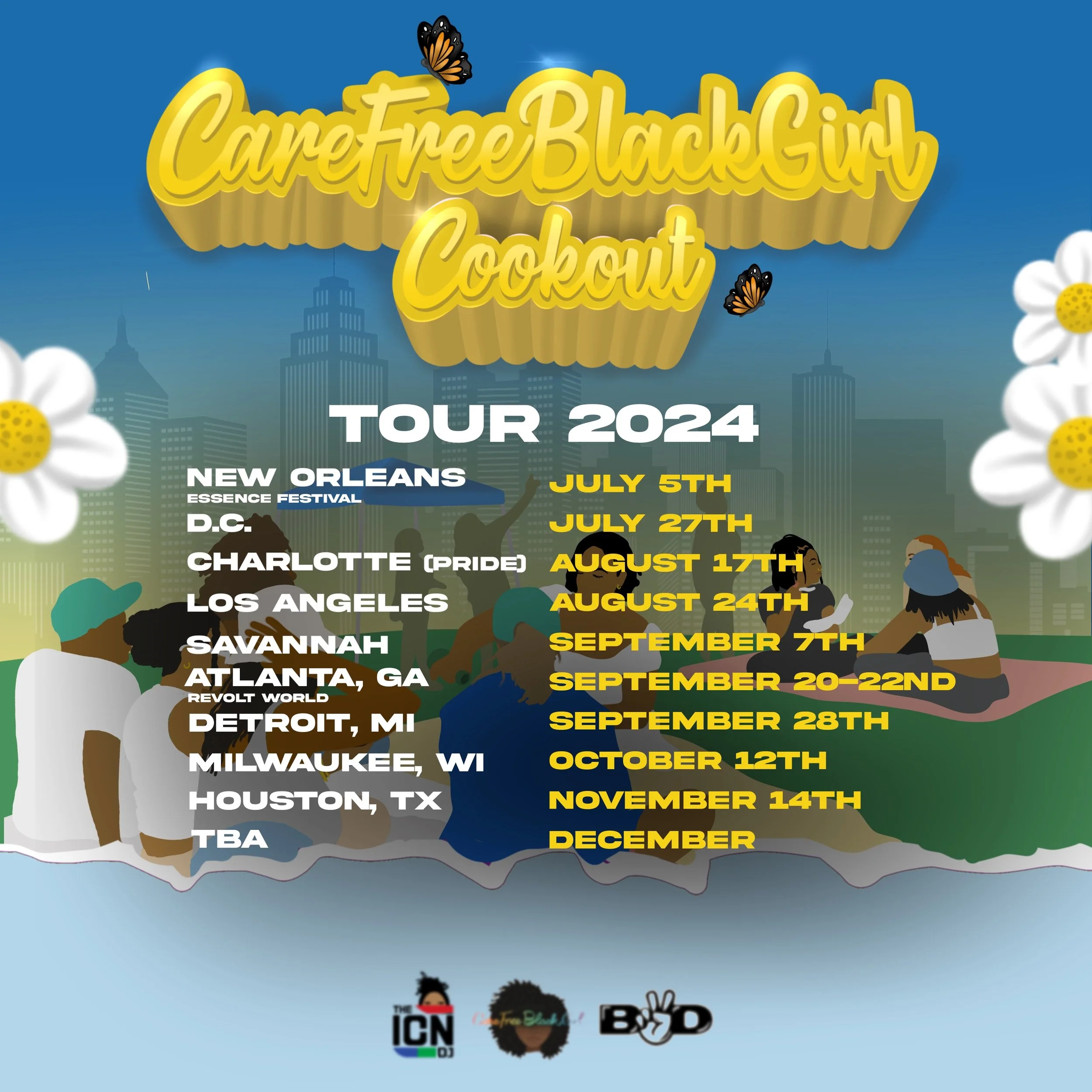 #CareFreeBlackGirl CookOut Detroit