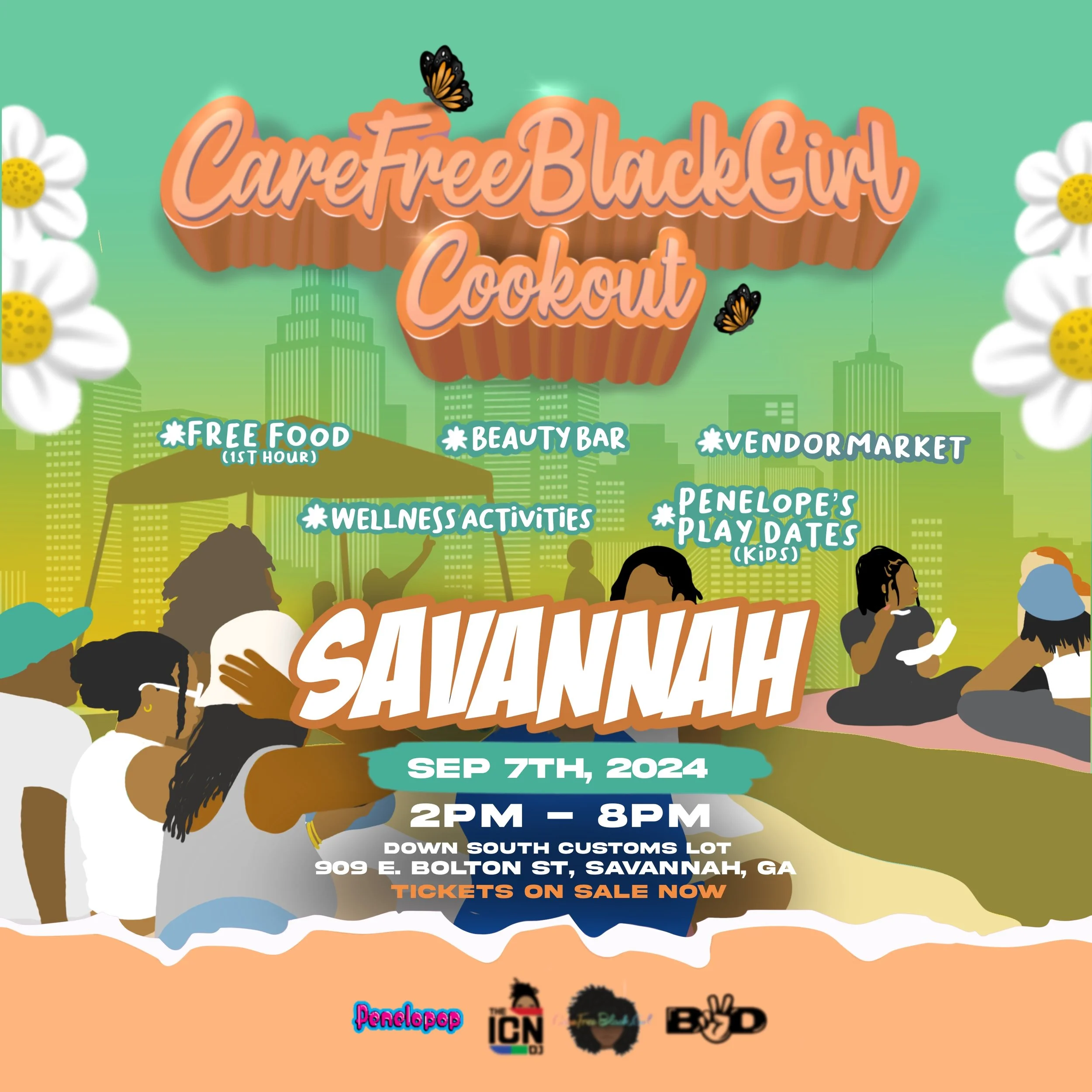 #CareFreeBlackGirl CookOut Savannah
