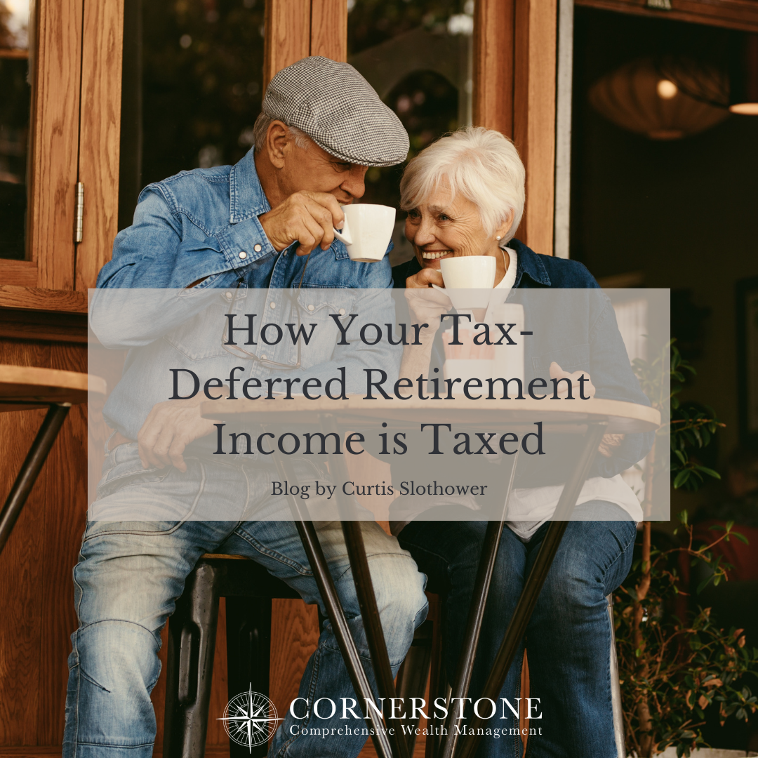 How Your Tax Deferred Retirement Income Is Taxed Cornerstone Wealth Management Blog Graphics (square Aka Insta Website) (3)