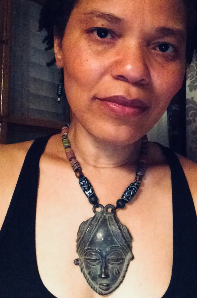  Vintage African Bronze Mask and Beads  Bijoux Collection, 2017 